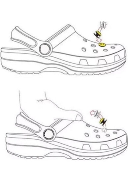 Elite Jibbitz Terlik Crocs Süsü Kahve Tekli 1 Adet