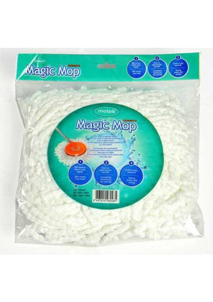 Elite Motek Mop Mikrofiber Yedek Bez 2 Adet 1 Adet