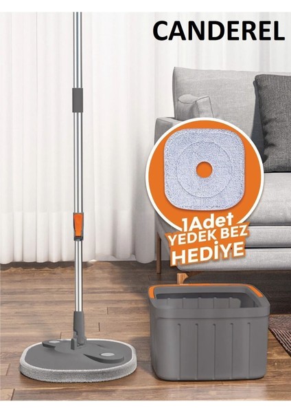 Elite Otomatik Temizlik Seti - Kova Mop Seti Temiz&kirli Su Ayrımı Özellikli 1 Adet
