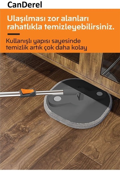 Elite Otomatik Temizlik Seti - Kova Mop Seti Temiz&kirli Su Ayrımı Özellikli 1 Adet