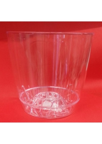 Elite Atay Plastik No:2 Özel Drenajlı Tabaklı Orkide Saksı 1,60 LT.-013 1 Adet