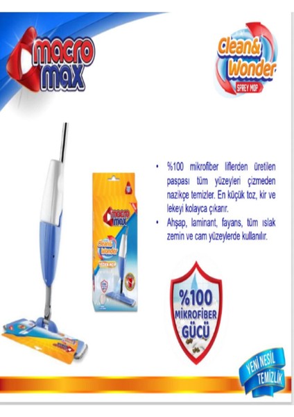 Elite Sprey Mop Temizlik Mopu 1 Adet