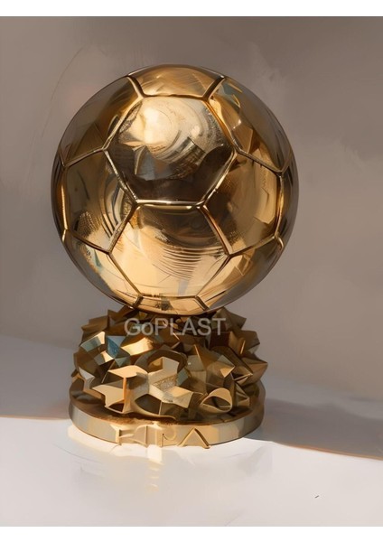 Ballon D'or Messi Altın Balon Kupa 20 cm (400GR ) 1 Adet modelleri