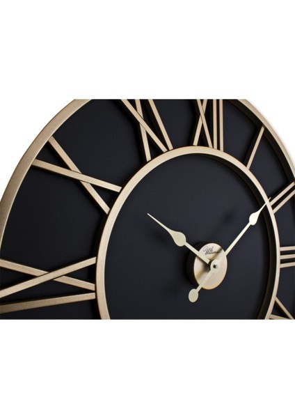 Saat 2688 GB Ultima Ferforje 76 Cm. Mat Siyah Z Duvar Saati modelleri