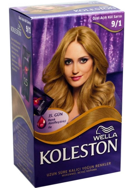 Elite Saç Boyası Özel Açık Kül Sarısı 9/1 50 ml 1 Adet
