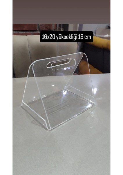 Elite 16X21 Yüksekliği 16 Şeffaf Pleksi Çanta 1 Adet