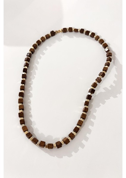 Tahta Boncuklu Elegant Kadın Kolye fiyatları