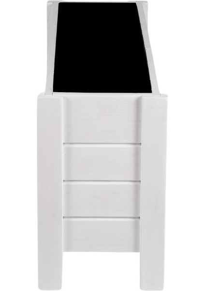 Elite Ahşap Dış Mekan Saksısı Dekoratif Saksı Büyük Boy Hazır Kurulu 100CM x 30CM Yükseklik 50CM 1 Adet