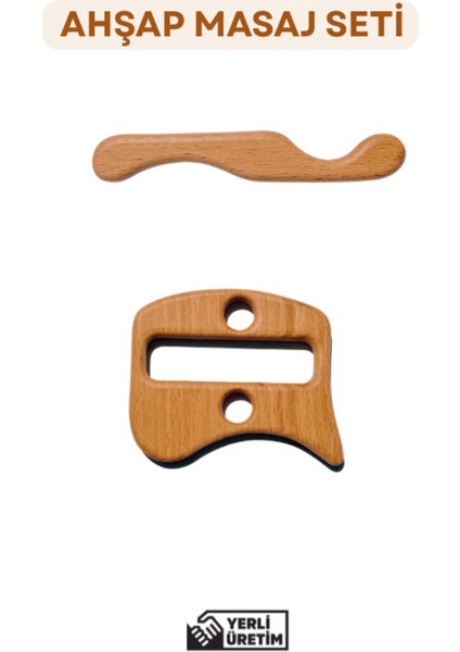 Ahşap Graston, Madero Terapi, Ahşap Masaj Aleti 2'li Set