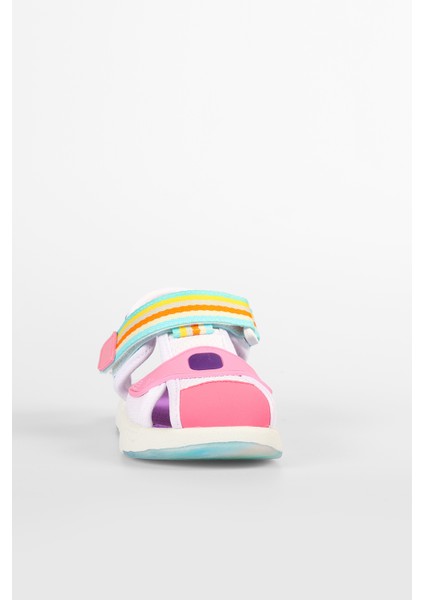 Flow Iı Hafif Kız Okul Öncesi Beyaz/pembe Sandalet fırsatları