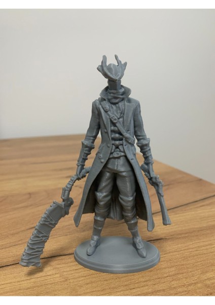 Elite Bloodborne Hunter 3D Baskı Figür – Koleksiyonluk Oyuncu Figürü 1 Adet