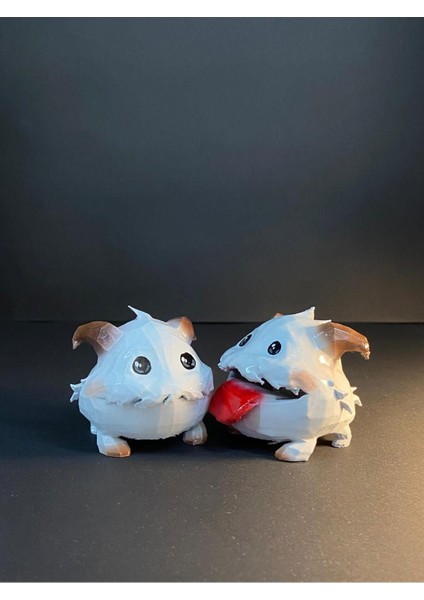 League Of Legends Poro Mini Figür 6cm, Dil Çıkartan Model 1 Adet