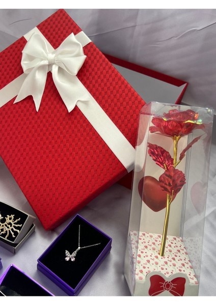 Elite Kişiye Özel 24’lü Takı Advent Calendar Kutusu Kırmızı Kutu 1 Adet