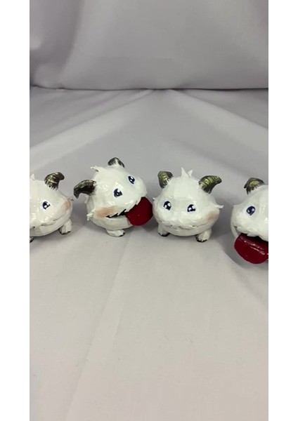 League Of Legends Poro Mini Figür 6cm, Dil Çıkartan Model 1 Adet