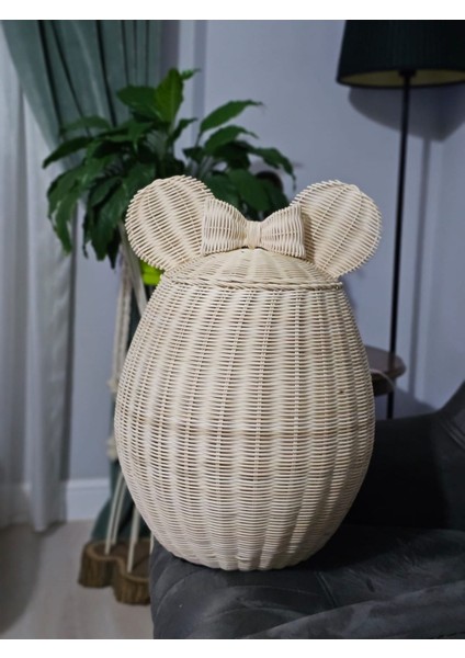 Elite Rattan Miçkey Mause Çamaşır Sepeti 1 Adet fırsatları