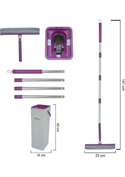 Elite Parex Aqua Mop Temizlik Seti Süper Emici 1 Adet