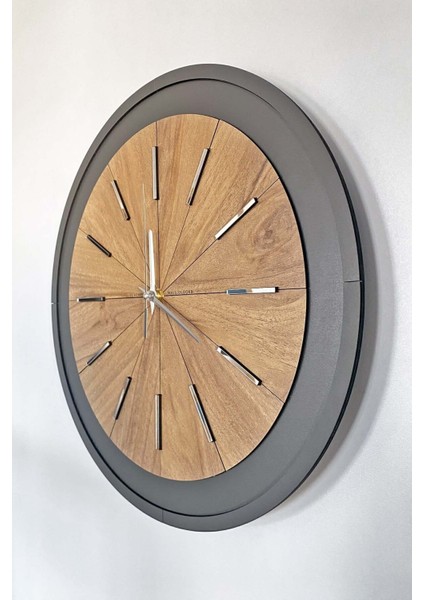 Iskandinav Style Özel Tasarım Duvar Saati - 40X40 cm