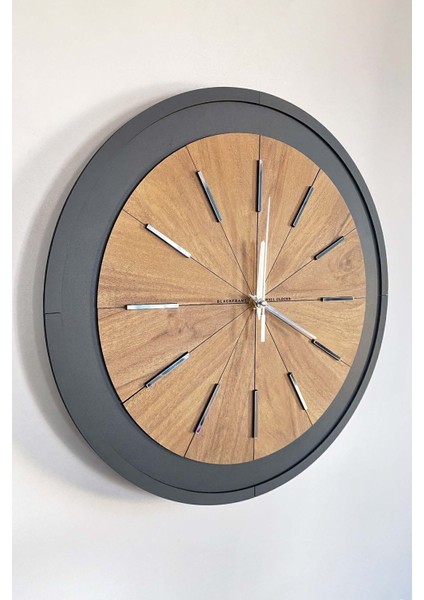 Iskandinav Style Özel Tasarım Duvar Saati - 40X40 cm fırsatları