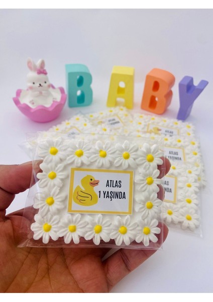 Kokulutaş Papatya Çerçeve Magnet,doğum Günü,1 Yaş,baby Shower,mevlüt(15 Adet) 1 Adet fırsatları