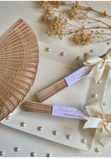 10 Adet Ahşap Yelpaze Bride To Be ,düğün, Kına, Doğum Günü, Doğum Hediyelik 1 Adet