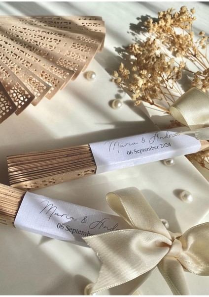 10 Adet Ahşap Yelpaze Bride To Be ,düğün, Kına, Doğum Günü, Doğum Hediyelik 1 Adet