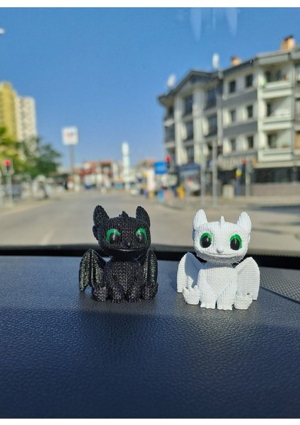 Elite Ejderhanı Nasıl Egitirsin 3D Dişsiz & Işığın Öfkesi Figür /araba Figürü /torpido Aksesuarı 1 Adet fırsatları