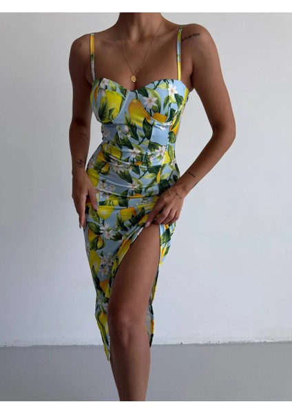 Evans Gloplu Midi Elbise indirimleri