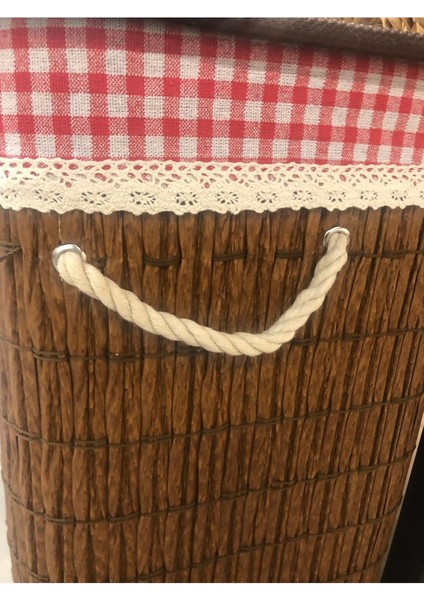 Elite Rattan Katlanabilir Dikdörtgen Çamaşır Sepeti 1 Adet modelleri