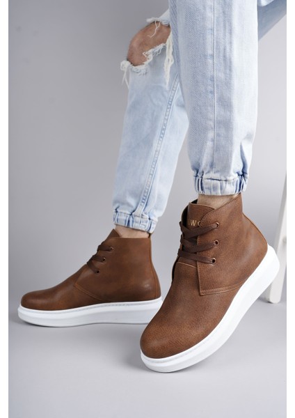 ET207 Oslo Bağcıklı Cilt Erkek Günlük Spor Bot Bt - Taba fiyatları