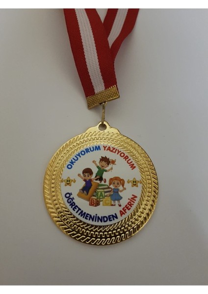 Madalya- Okuyorum Yazıyorum Madalyası 1 Adet 1 Adet