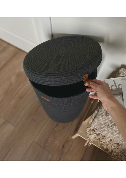 Elite Kapaklı Sepet Organizer Dekoratif Sepet Çamaşır Sepeti 1 Adet modelleri