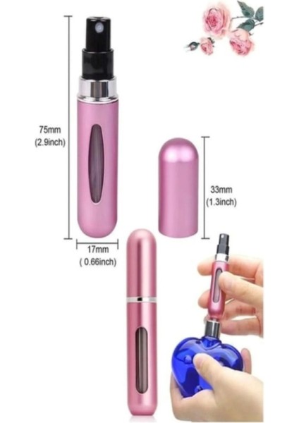 Nanopro Doldurulabilir Mini Parfüm Şişesi 1 Adet modelleri