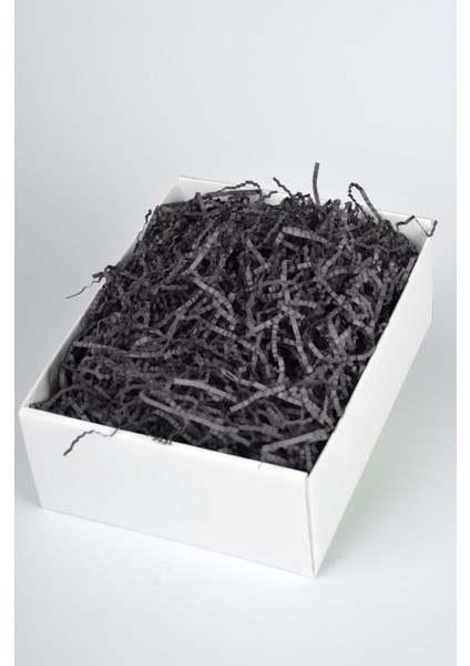 Elite Kırpık Z Zigzag Siyah Pelur Kırpıntı Kağıt 100 Gram Süs Dolgu Malzemesi Black Paper 1 Adet