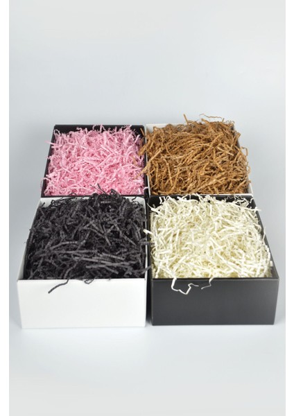 Elite Kırpık Z Zigzag Siyah Pelur Kırpıntı Kağıt 100 Gram Süs Dolgu Malzemesi Black Paper 1 Adet