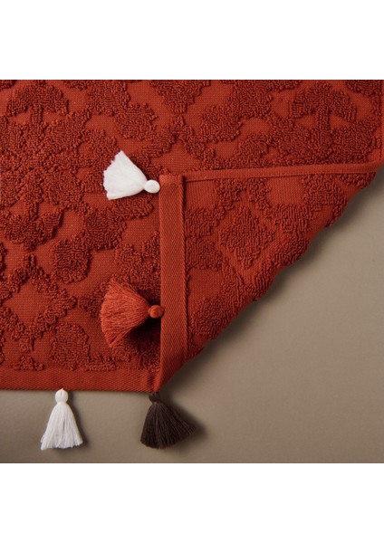 Soft Earthy Hues Juan El Havlusu - Bordo - 30X50 cm