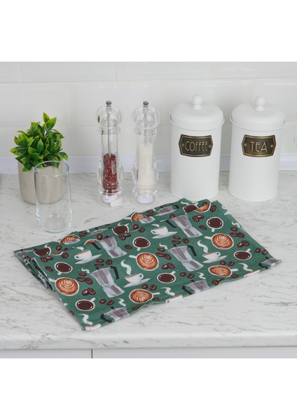 Soft Dapur Mutfak Havlusu - Yeşil - 40X66 cm