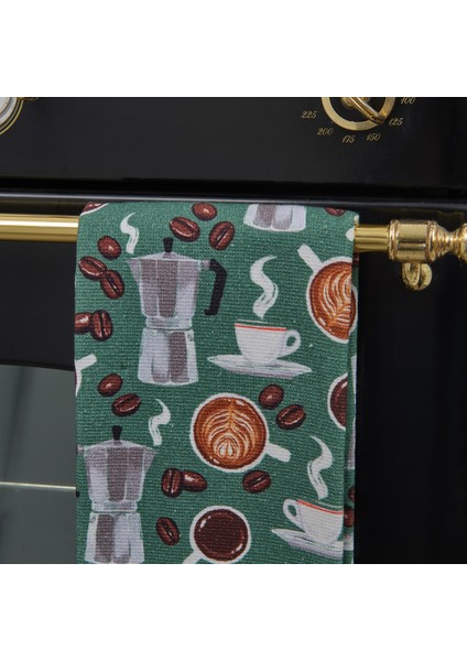 Soft Dapur Mutfak Havlusu - Yeşil - 40X66 cm