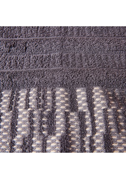 Soft Sun Madness Juana Saç Havlusu - Gri - 50X90 cm