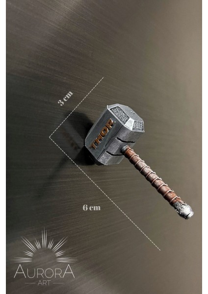 Elite Thor Mjolnir Magnet – Marvel Temalı El Boyaması 3D Reçine Baskı Figür (6cm) 1 Adet fiyatları