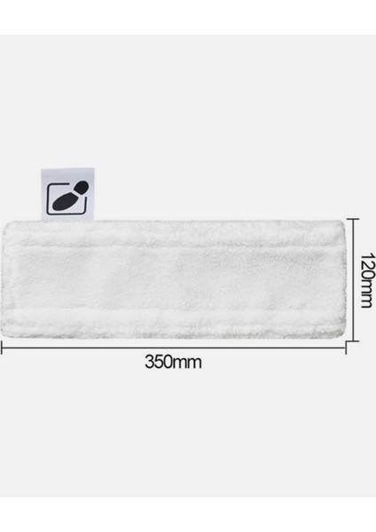 Elite Mop Bezi Buharlı Temizleyici Mikrofiber Zemin Giysi Buhar Fırçası 1 Adet indirimleri
