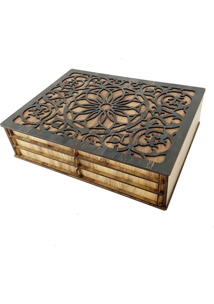 Edessa Çekmeceli Tesbih Kutusu 3 Katlı Tespih Kutusu 1 Adet