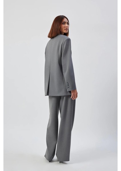 Kadın Gri Lui Trousers Salaş Pantolon
