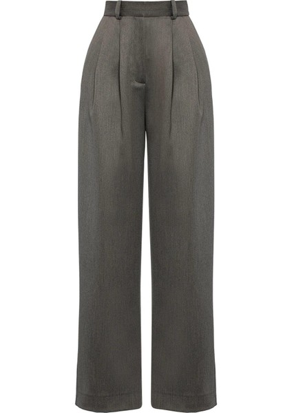 Kadın Gri Lui Trousers Salaş Pantolon