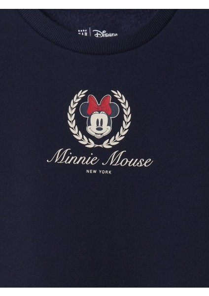 Kız Bebek Lacivert Gap × Disney Minnie Mouse Sweatshirt Elbise fiyatları