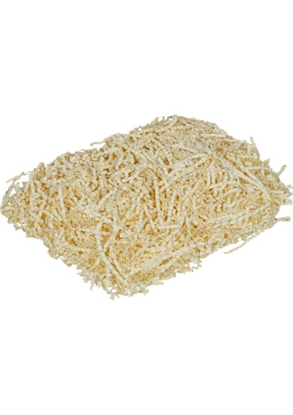 Krem Kırpık Z Zigzag Pelur Kırpıntı Kağıt 100 gr Süs Dolgu Malzemesi Krem Paper 1 Adet