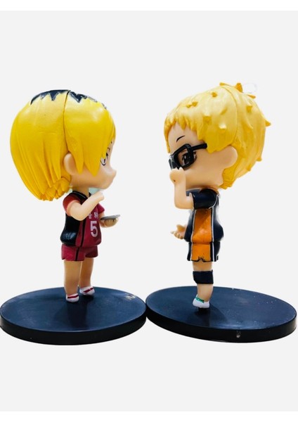 Figür Anime Haikyuu Kei Tsukishima Kozume Kenma Action Figür 10 cm Ikili Set 1 Adet modelleri