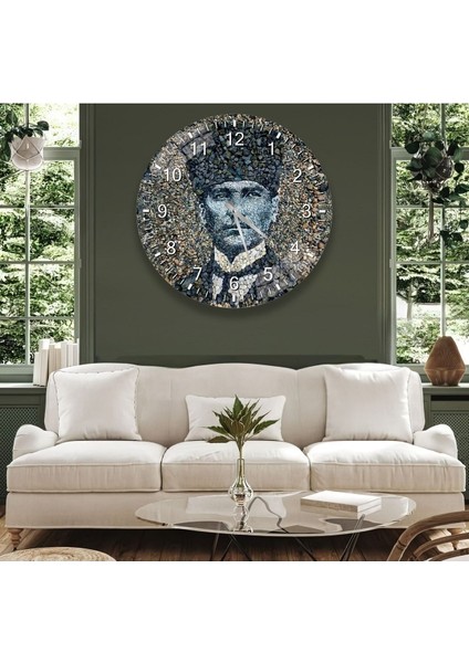 Atatürk Cam Saat - 60 cm