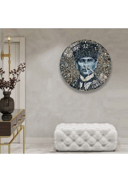 Atatürk Cam Saat - 60 cm fırsatları