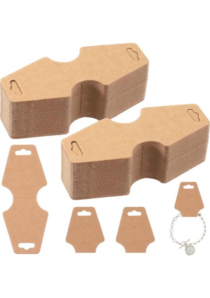 Takı Kartı ve Bileklik Kartı 100 Ad. Takı Asma Kartı 9X4CM Necklace Display Cards 1 Adet modelleri