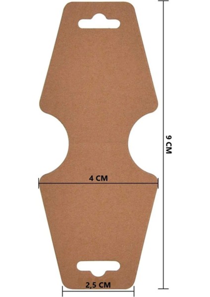 Takı Kartı ve Bileklik Kartı 100 Ad. Takı Asma Kartı 9X4CM Necklace Display Cards 1 Adet fırsatları
